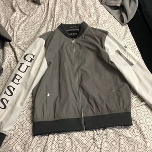 Reflective Guess XL bomber jacket